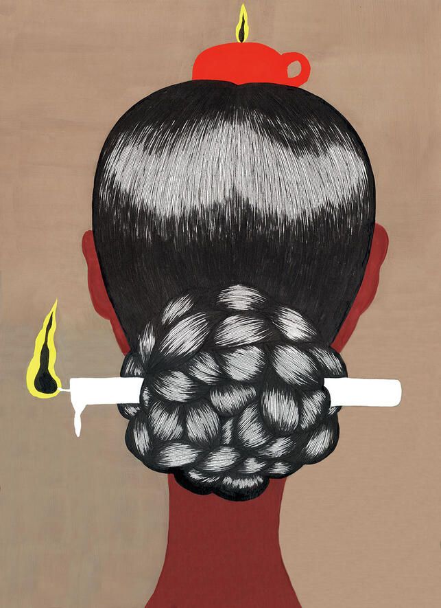쪽머리 (Jjok hair) 쪽머리 (Jjok hair)