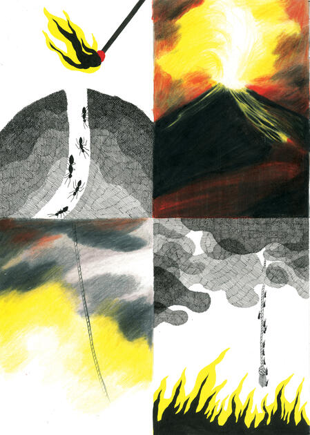 Collaboration with Antton Ospitaletche 3, for Hippocampe magazine, 2025