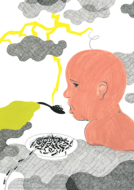 Collaboration with Antton Ospitaletche 4, for Hippocampe magazine, 2025